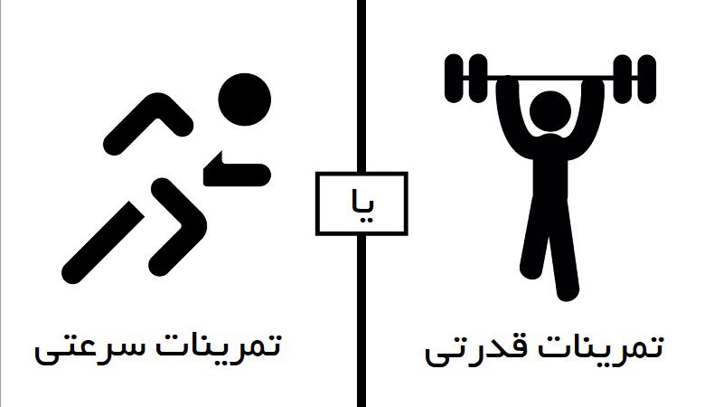 مقایسه تمرینات سرعتی و قدرتی: تفاوت ها و شباهت ها