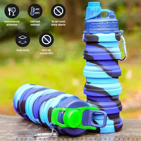 قمقمه سیلیکونی نیم لیتری Travel Bottles