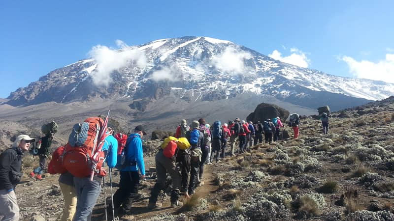 Climb Kilimanjaro Ascending to Kibo