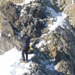 مسیر سیاه سنگ علم کوه در زمستان - آرشیو موج کوه