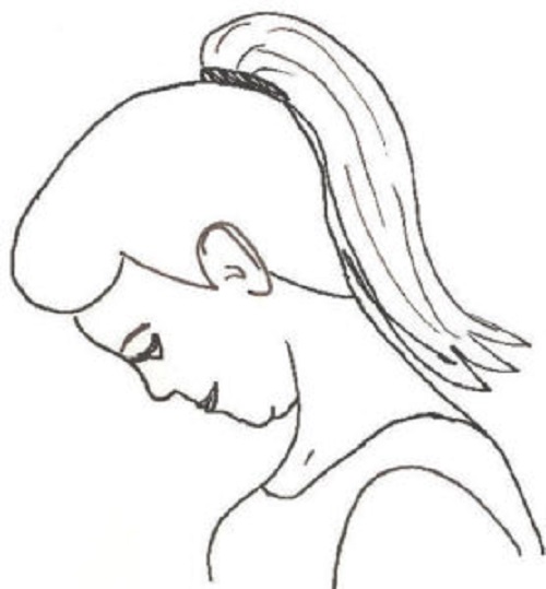 تمرین خم شدن گردن  برای گردن درد