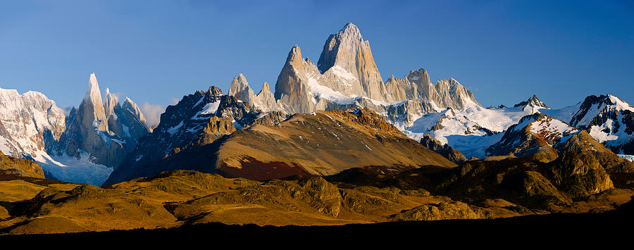 mountains mt fitzroy cerro torre panoramic images