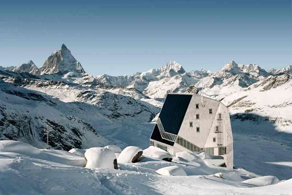 جالب ترین پناهگاه های کوهنوردی جهان 70 کلبه Monte Rosa، سوئیس