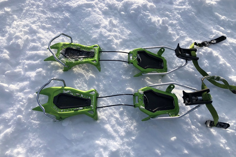 Black Diamond Neve Pro Crampons on the snow