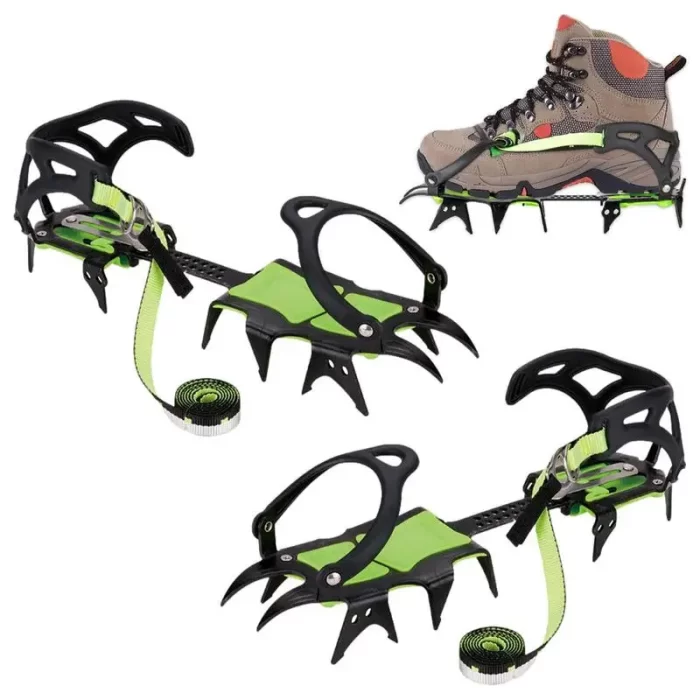 For BRS S1A 14 Teeth Claws Crampons Shoes Ice Crampons Snow Non Slip Cover Ice Gripper