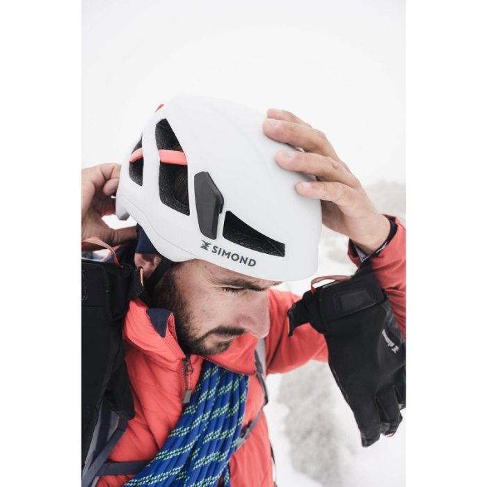 climbing and mountaineering helmet edge whitered 5