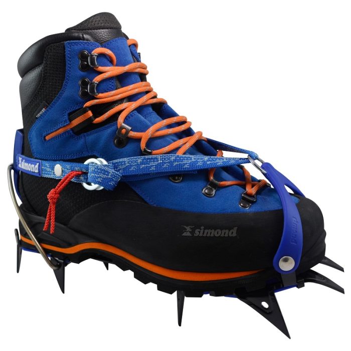 mountaineering boots alpinism blue 2