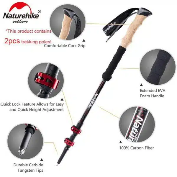 باتوم آلیاژ کربن نیچرهایک مدل NH20DS003 - Image 12