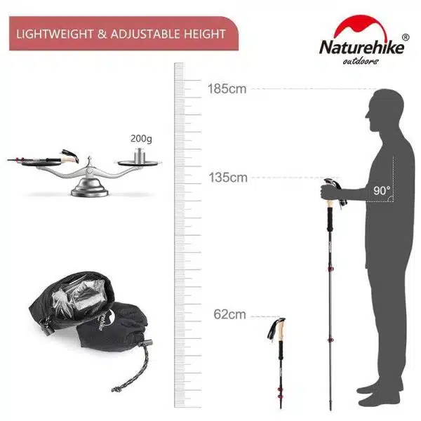 باتوم آلیاژ کربن نیچرهایک مدل NH20DS003 - Image 9