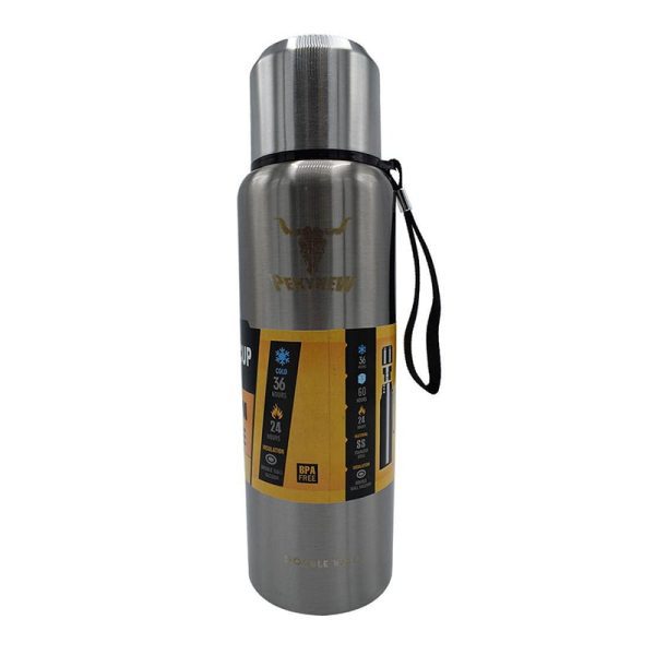 فلاسک استیل 1.5 لیتری پکینیو pekynew (کاور دار)