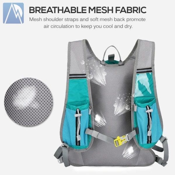 کوله رانینگ و اسکای رانینگ 10 لیتری NEWTHEWAY - سبک وزن - اکونومی - دارای جیب های کاربردی - فیکس عالی روی بدن