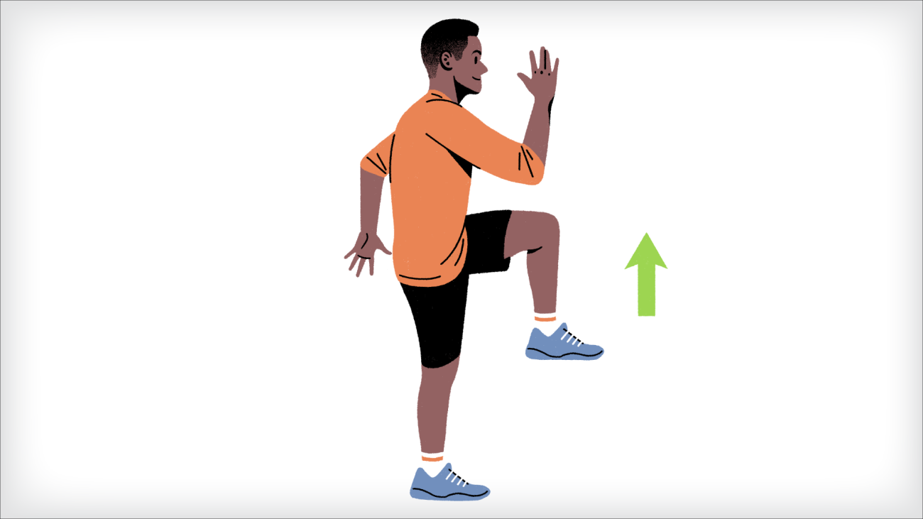 move it monday fitness challenge features high knees