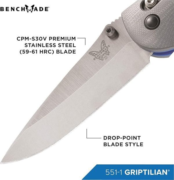 چاقو بنچمید گریپتیلیان 551 Benchmade 551-1 Griptilian