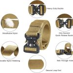 کمربند نایلونی با سگک فلزی سریع‌بازشو "تاکتیکا فلکس"