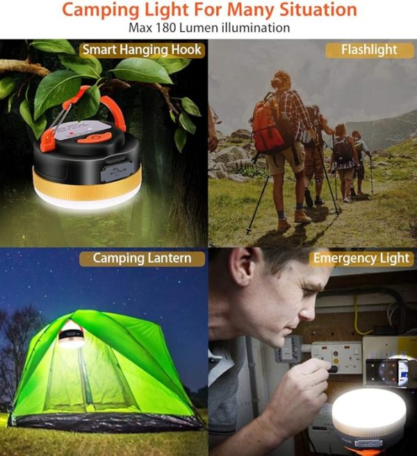 چراغ کمپینگ شارژی CAMPING LIGHT مدل YD7