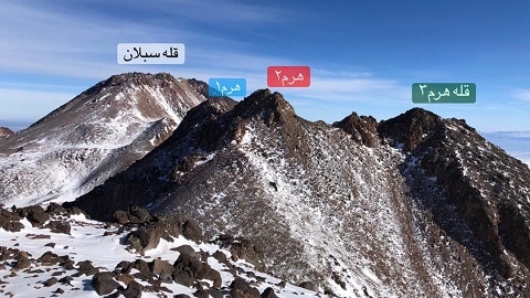 قلل هرم (1،2،3)؛ ماجراجویی فنی در دل کوهستان‌های آذربایجان