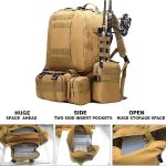 کوله‌پشتی نظامی و تاکتیکال 50 لیتری مدل 4 در 1