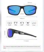 عینک آیرودینامیک کاپوو K4 فریم سبک TR90 - Image 13