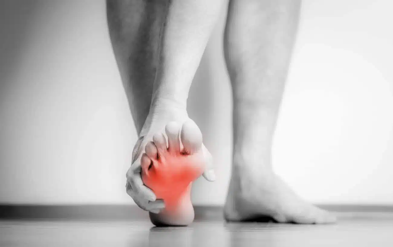 داغ شدن کف پا موقع دویدن