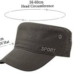 کلاه کپ اسپورت با طراحی فلت‌تاپ (Flat Top)
