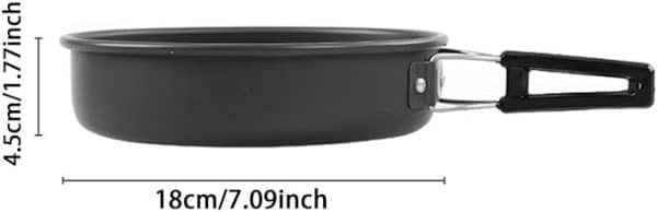 تابه سفری آلومینیومی Camping Frying Pan - Image 7