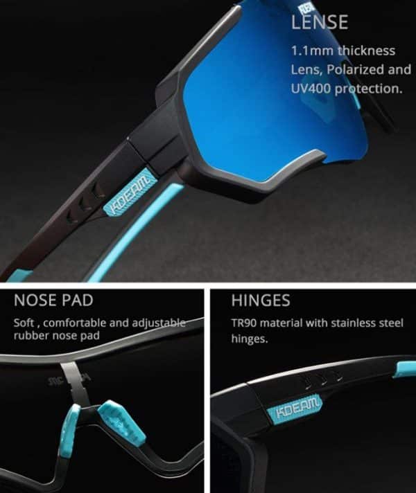 عینک آفتابی پلاریزه KDEAM مدل KD714 - Image 19