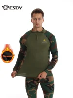 ست لباس بیس ESDY مدل Camouflage Zip-Up - Image 14