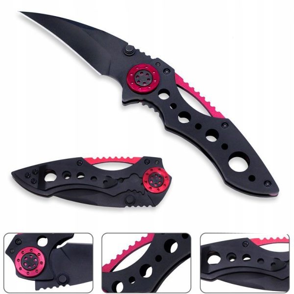 چاقوی تاشو MR-1 Chaos Folder (قرمز–مشکی)