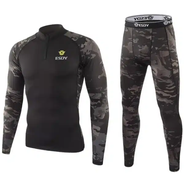 ست لباس بیس ESDY مدل Camouflage Zip-Up - Image 1