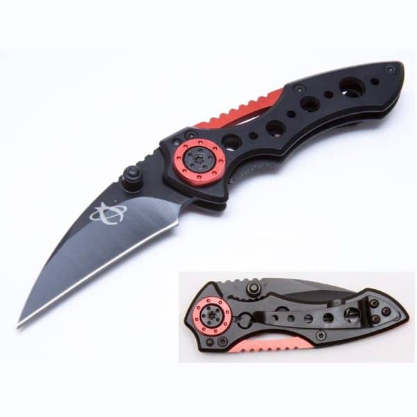 چاقوی تاشو MR-1 Chaos Folder (قرمز–مشکی) - Image 1
