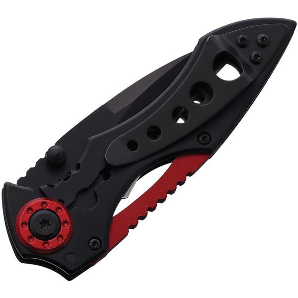 چاقوی تاشو MR-1 Chaos Folder (قرمز–مشکی) - Image 7