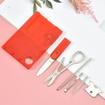 کارت ابزار کوهنوردی ۱۲ کاره با چراغ LED آبی - Image 6
