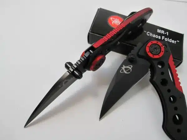 چاقوی تاشو MR-1 Chaos Folder (قرمز–مشکی)