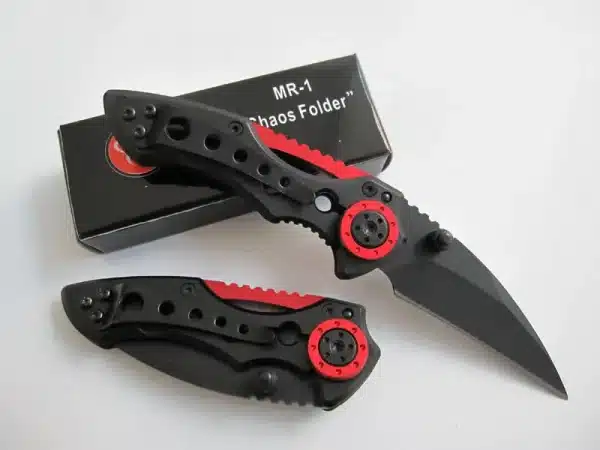 چاقوی تاشو MR-1 Chaos Folder (قرمز–مشکی)