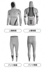 بیس‌لایر کلاه‌دار مدل L6019T - مناسب کوهنوردی، اسکی و هوای سرد - Image 10