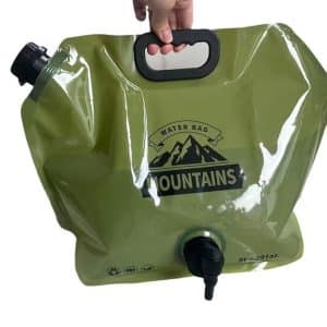 کیسه ذخیره آب تاشو ۸ لیتری شیر‌دار – همراه مطمئن در طبیعت و شرایط اضطراری