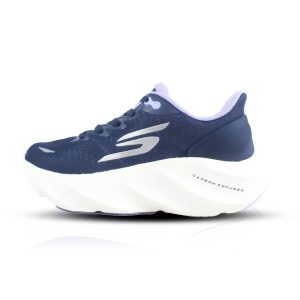 کفش اسکیچرز ایرو برست Aero Burst سرمه‌ای با لژ سفید