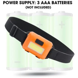 چراغ قوه هدلایت و پیشانی LED سه حالته مدل HEADLAMP 10W COB،مناسب برای کوهنوردی،کمپینگ،طبیعت گردی و فعالیت های شبانه