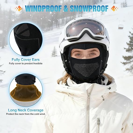 کلاه بالاکلاوا JUXI مدل DTJ06 – محافظ حرفهای صورت و گردن در سرما و باد - 9