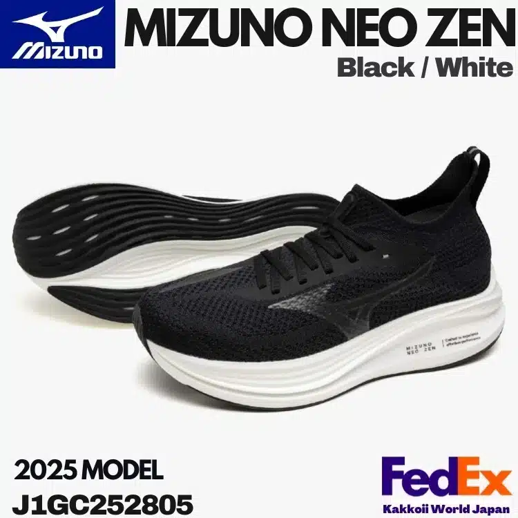 کفش میزانو نئو زن MIZUNO NEO ZEN مشکی/سفید 2025 - 2