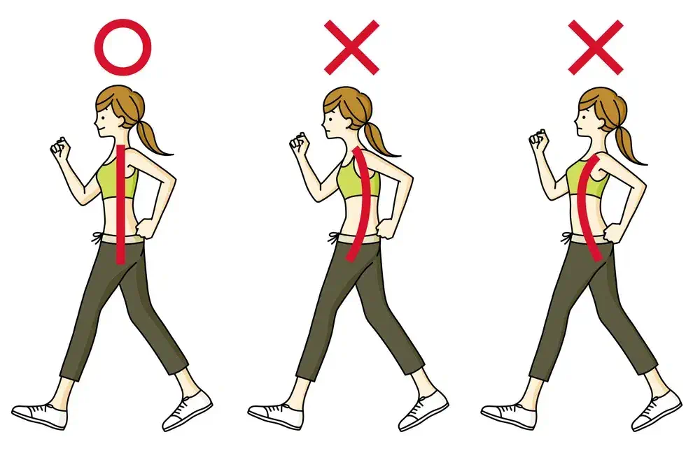 فرم صحیح راه رفتن