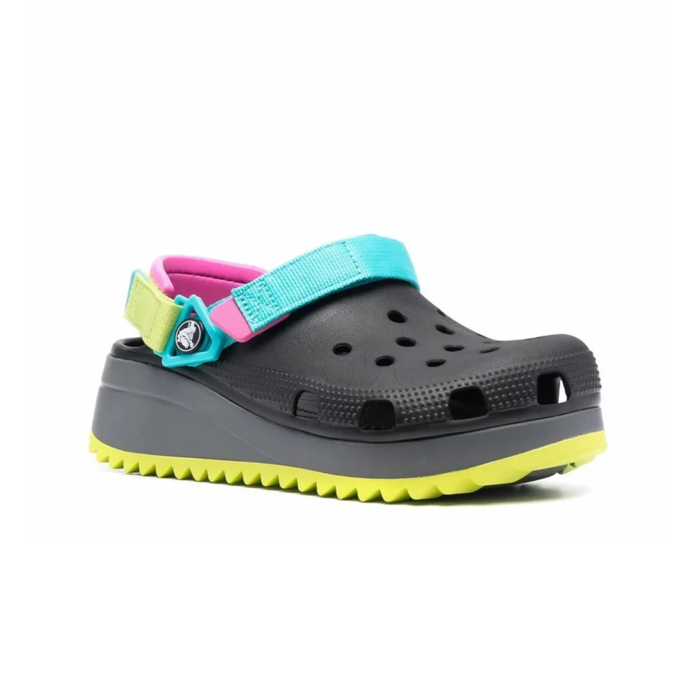صندل کراکس زنانه مدل هایکر بلک گرین (BLKGRN) Classic Hiker Clog - Image 3