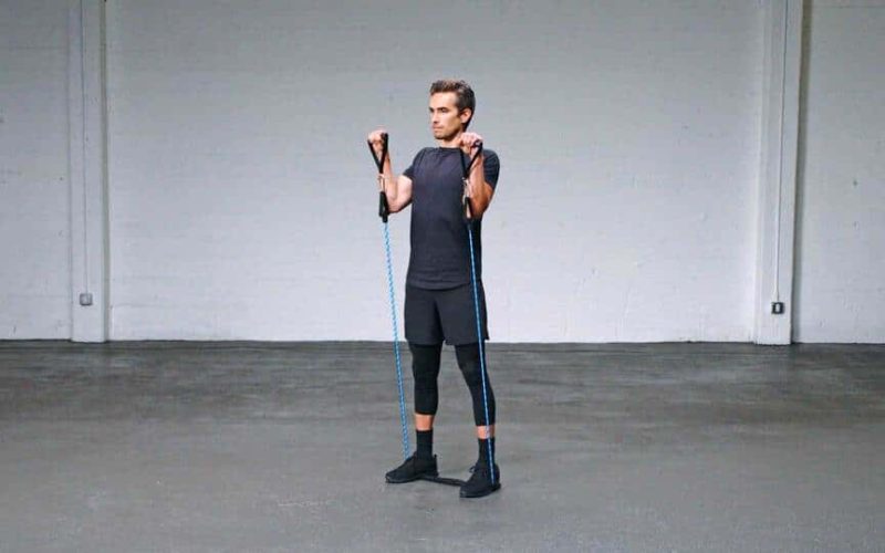 معرفی 30 تمرین با کش ورزشی دسته دار (تصویری)